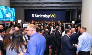 Venture capitalists networking at StockPil Disrupt 2025 LP track event