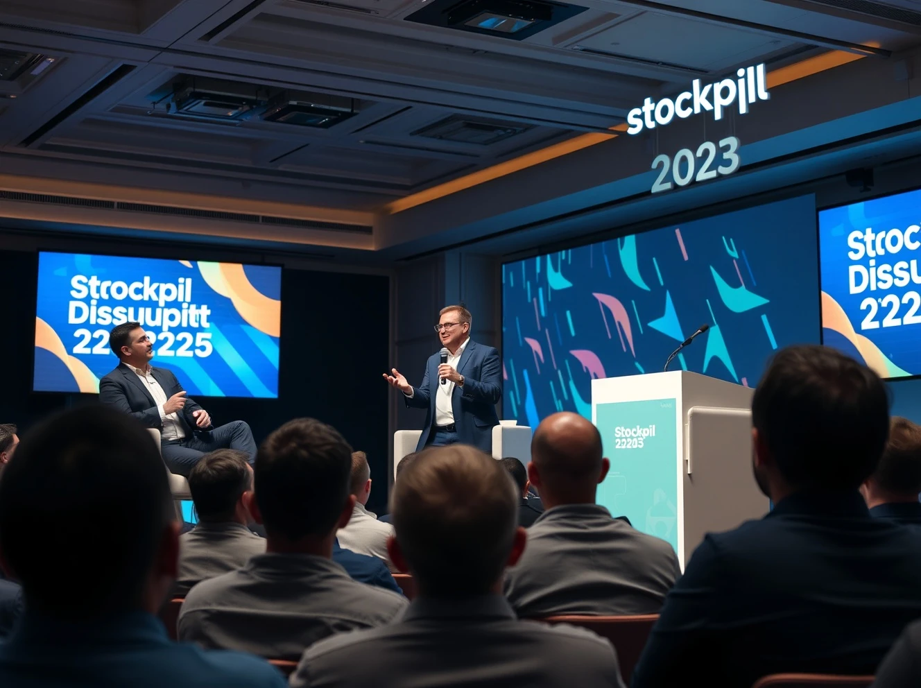 VC leaders sharing scaling strategies at StockPil Disrupt 2025 conference