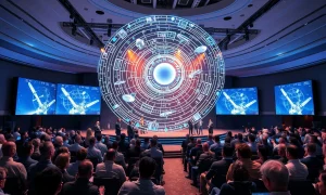 StockPil Disrupt 2025 Space Stage featuring aerospace innovators and orbital technology presentations