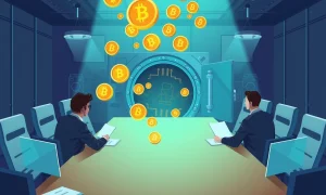 Corporate Bitcoin acquisition strategy showing institutional crypto investment growth