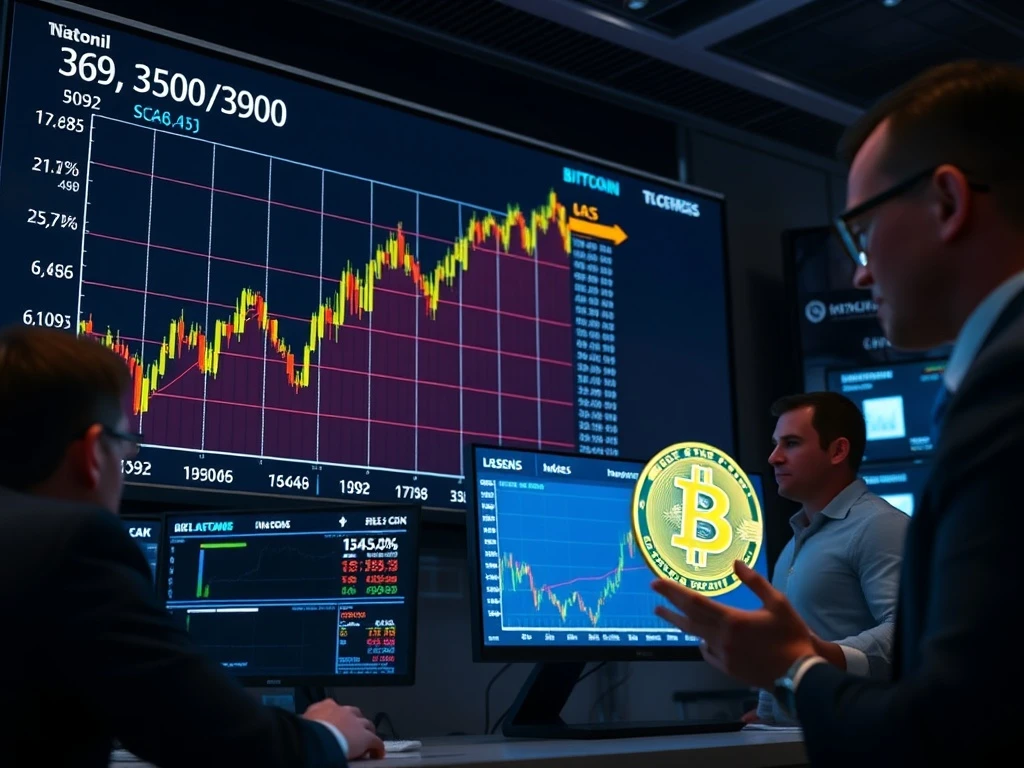 S&P 500 index chart showing Bitcoin exposure through Strategy's inclusion and institutional investment growth