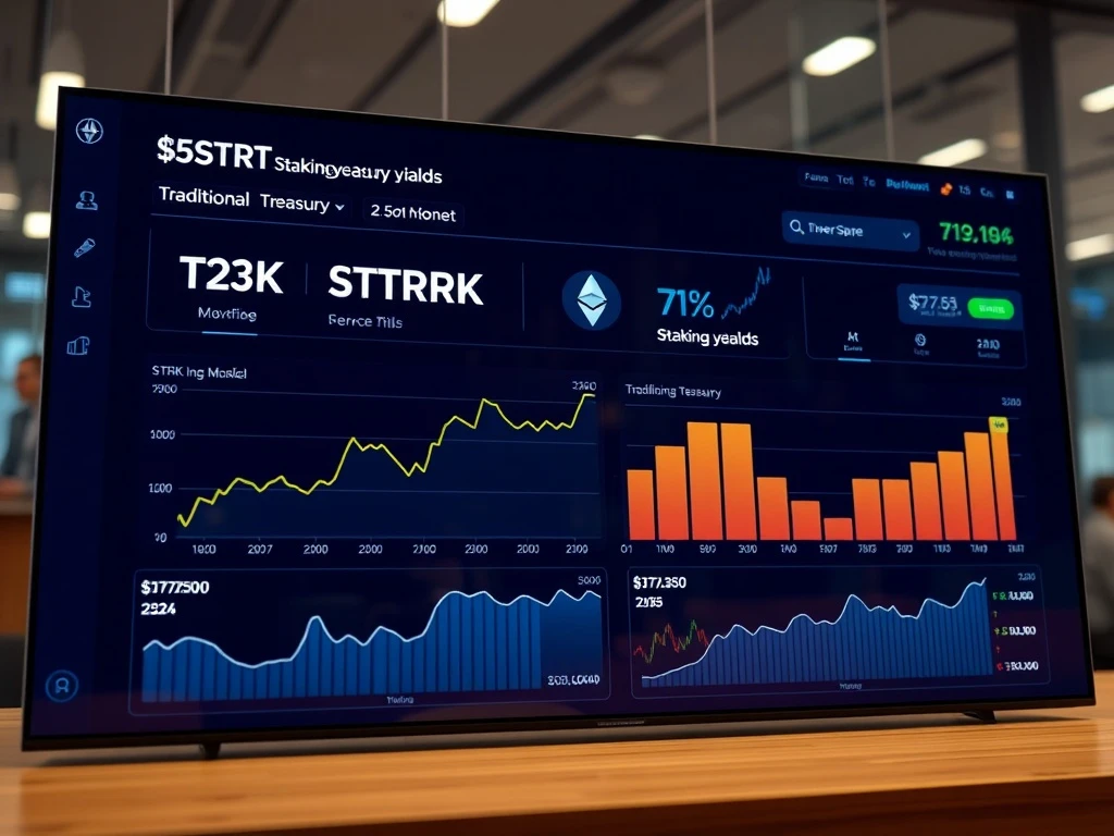 STRK staking outperforming traditional Treasury yields for institutional investors