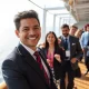 Sugo Succo demonstrating exceptional cruise industry career leadership while assisting passengers