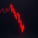 SUI token crash showing dramatic price collapse and extreme market volatility