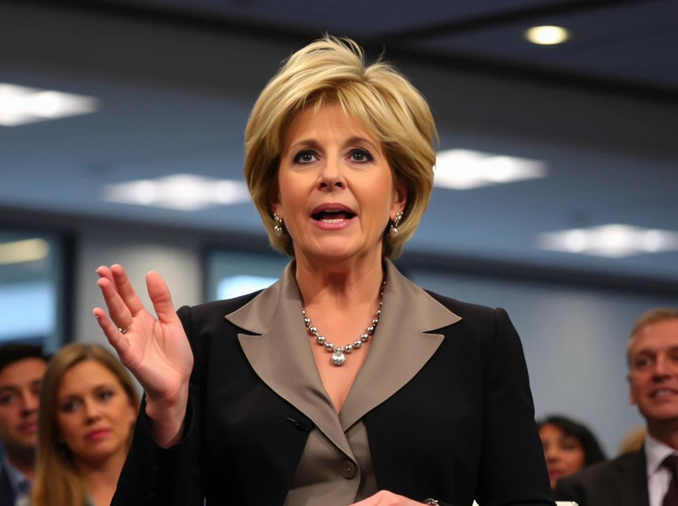 Suze Orman discussing her favorite stock investment strategy with confident expertise