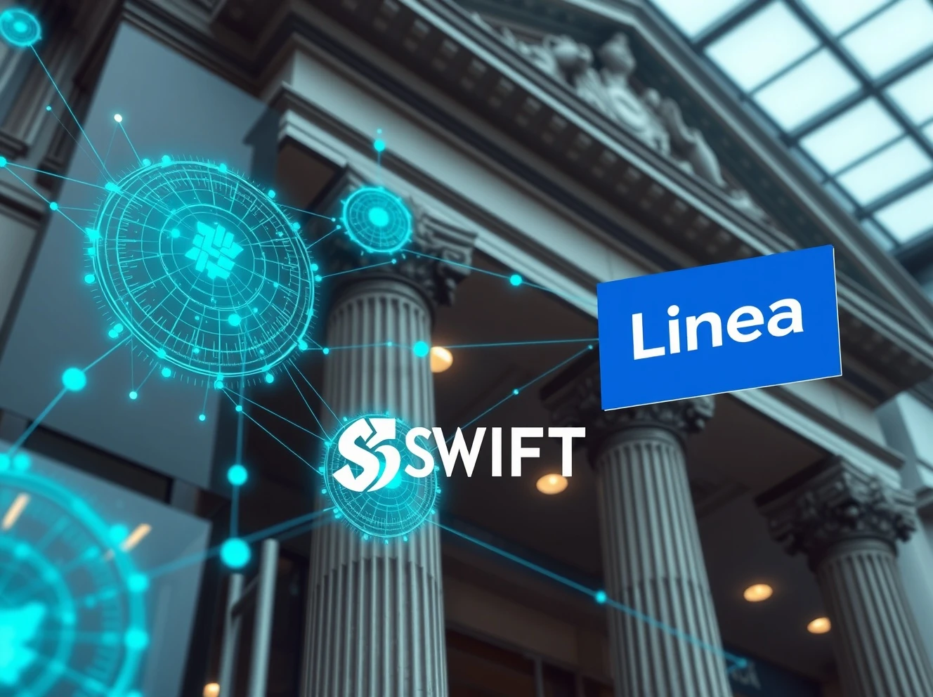 SWIFT blockchain pilot transforming global banking communications through secure Linea network