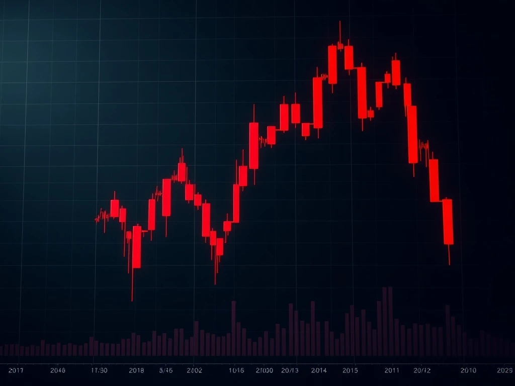 SYN cryptocurrency dramatic price collapse showing extreme market volatility and trading risk