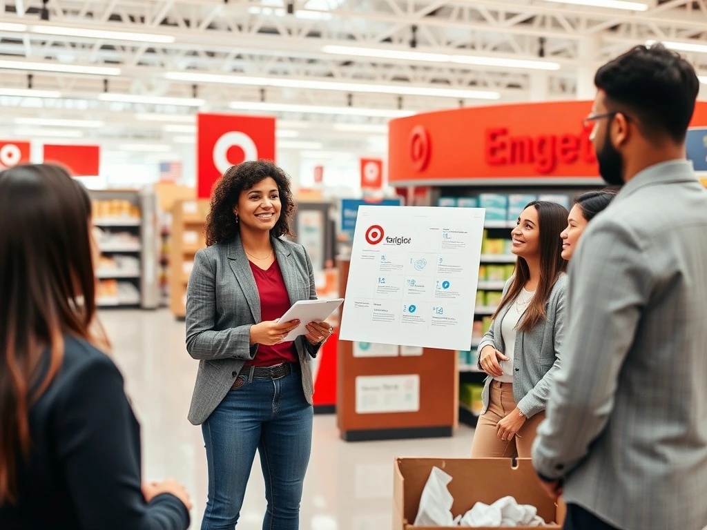 Target CEO presenting strategy to reconnect with shoppers through improved retail experience