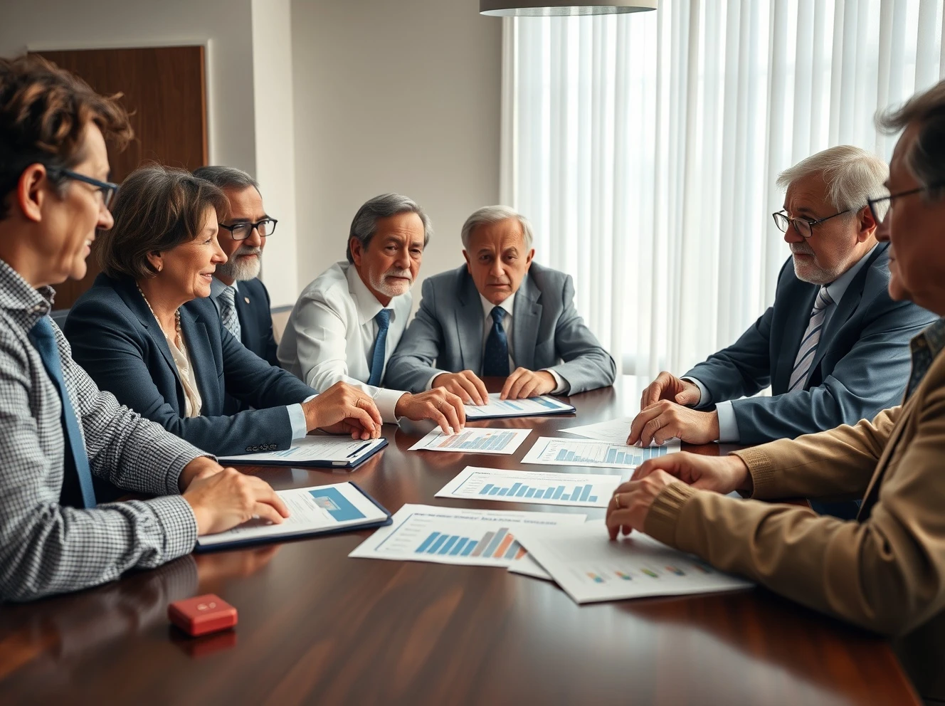 Policymakers discussing tax wealthier pensioners proposal for budget stability