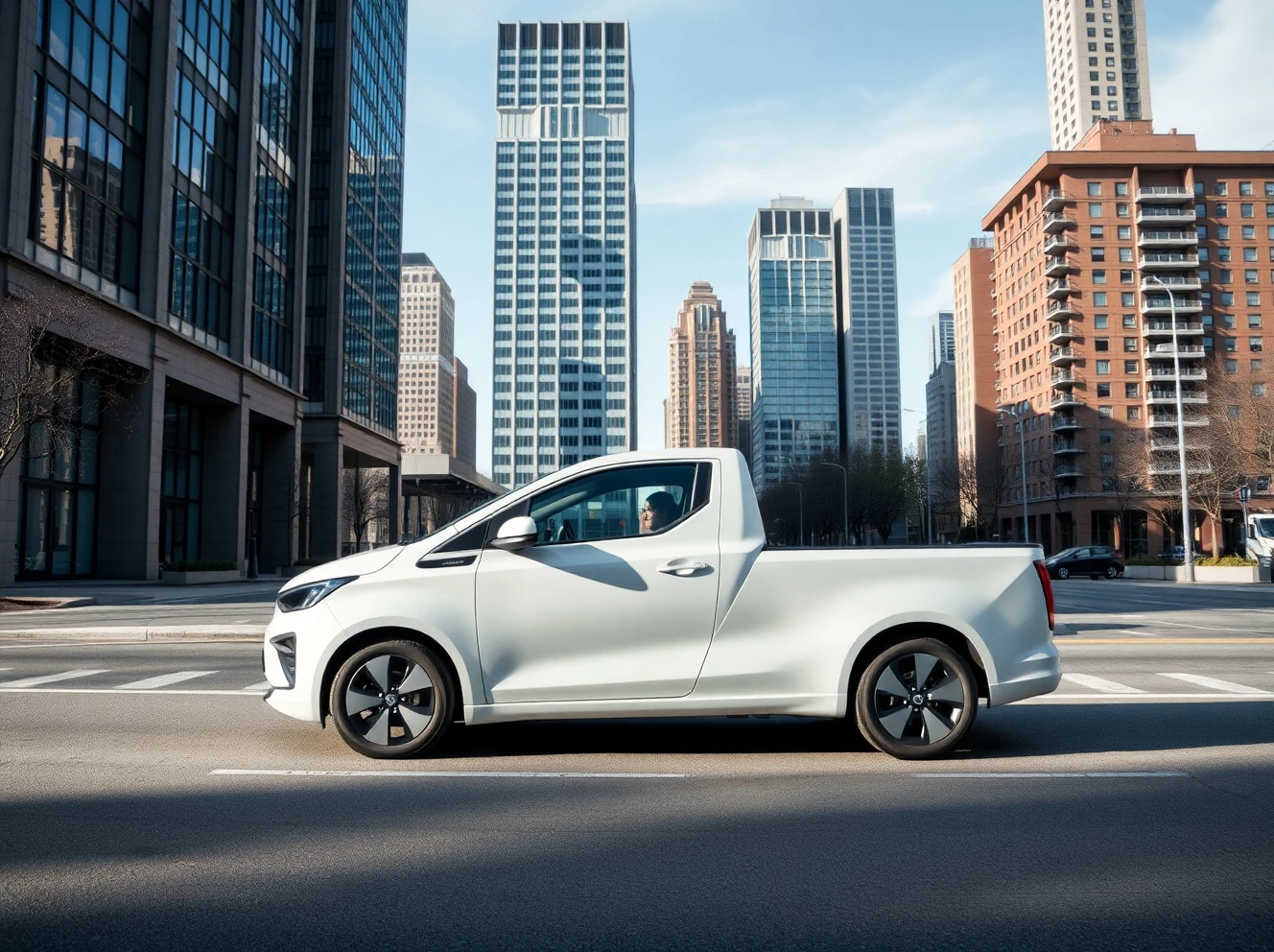 Telo's compact electric trucks designed for city parking and efficient urban transportation