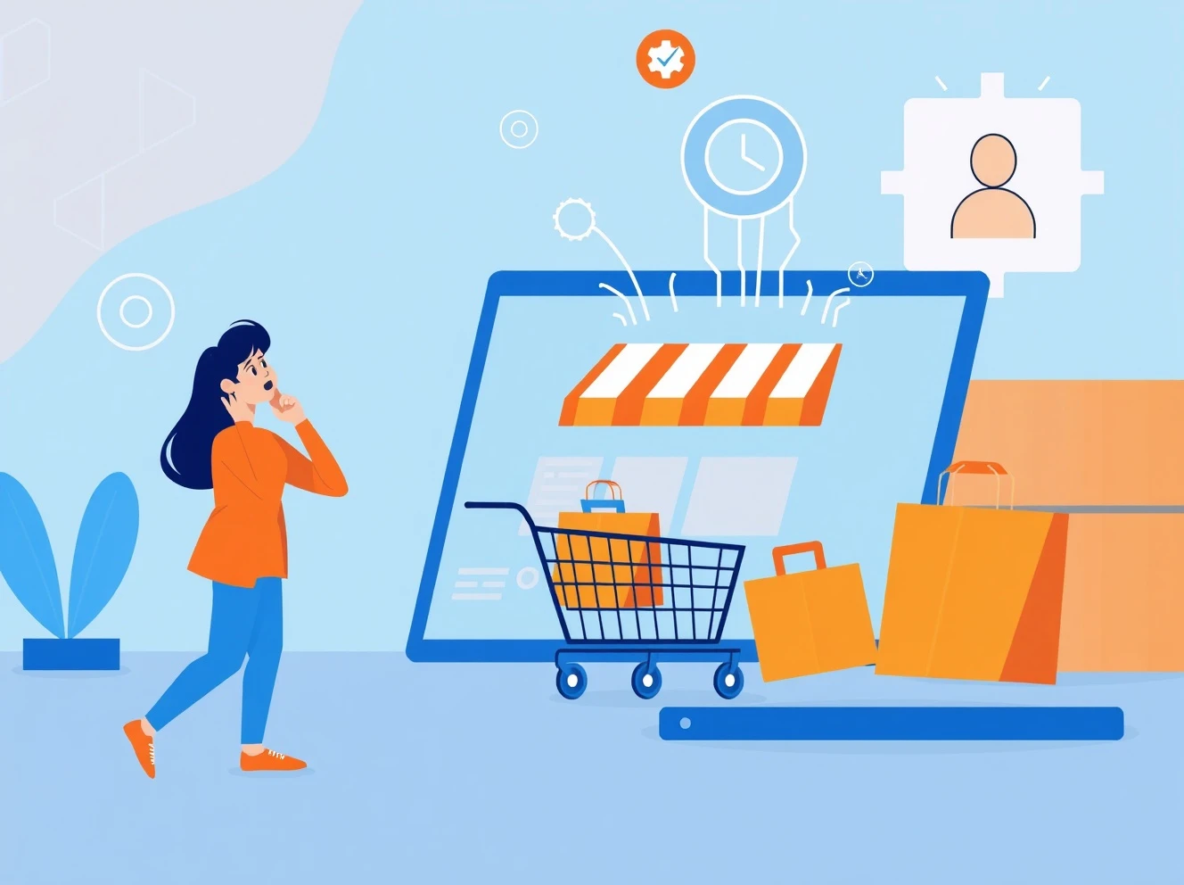 Temu customer retention strategy showing technical barriers preventing shopping cart abandonment