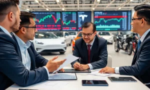 Analysts reviewing Tesla stock forecast after China factory inspection showing market analysis