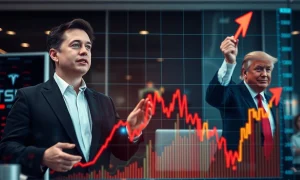 Tesla stock performance chart showing dramatic recovery after political controversy