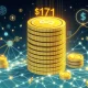 Historic $171 billion Tether USDT supply growth and market impact visualization