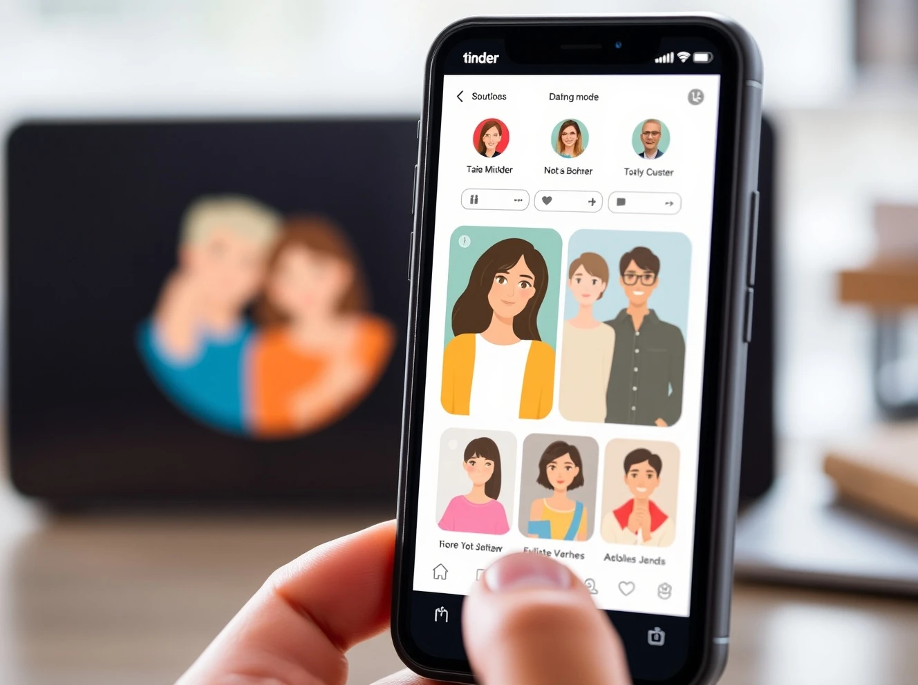 Tinder dating modes interface showing new Double Date and College Mode features on smartphone