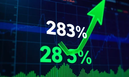 TLM cryptocurrency dramatic price surge chart showing 283% growth amid market volatility