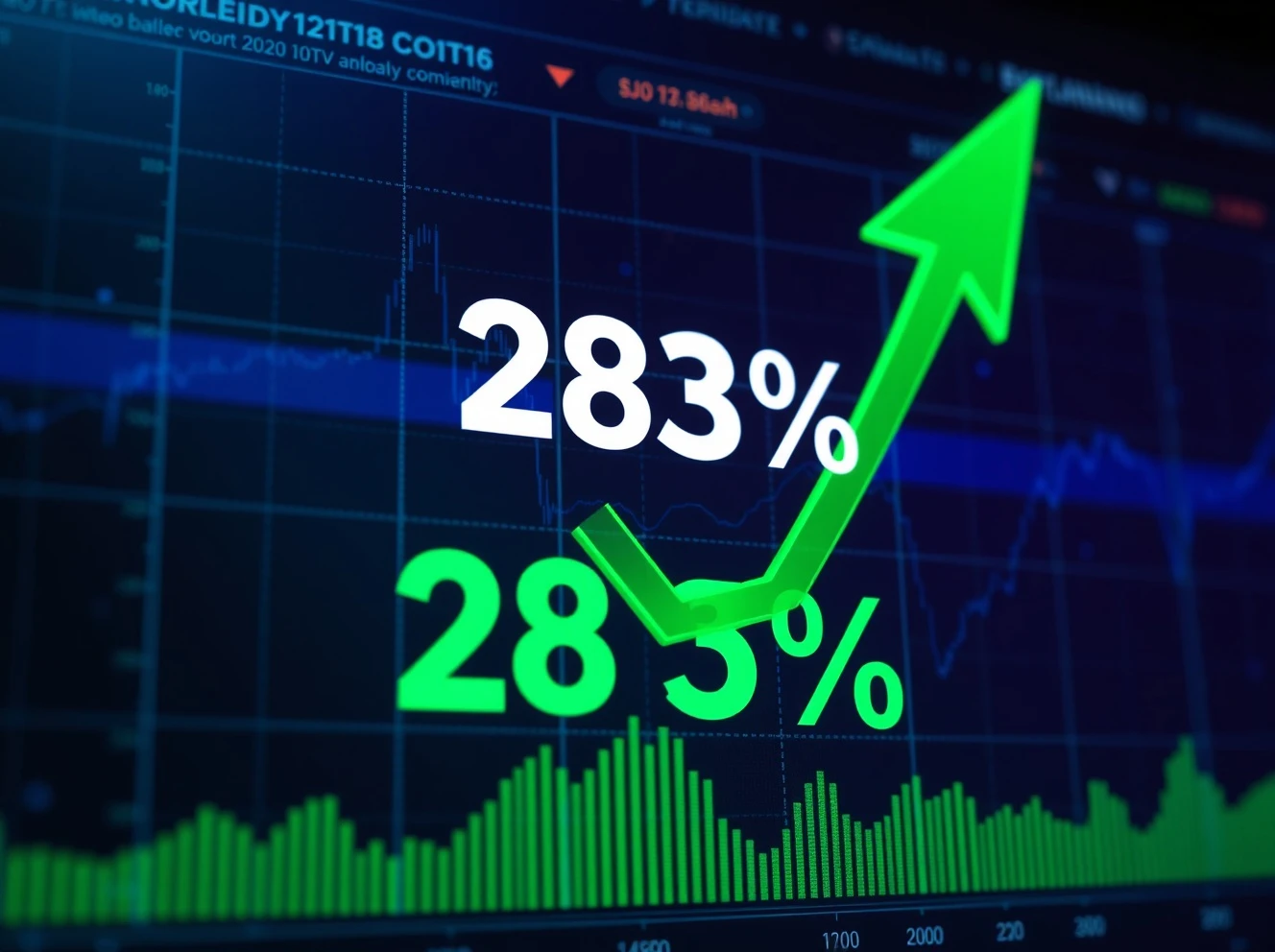 TLM cryptocurrency dramatic price surge chart showing 283% growth amid market volatility