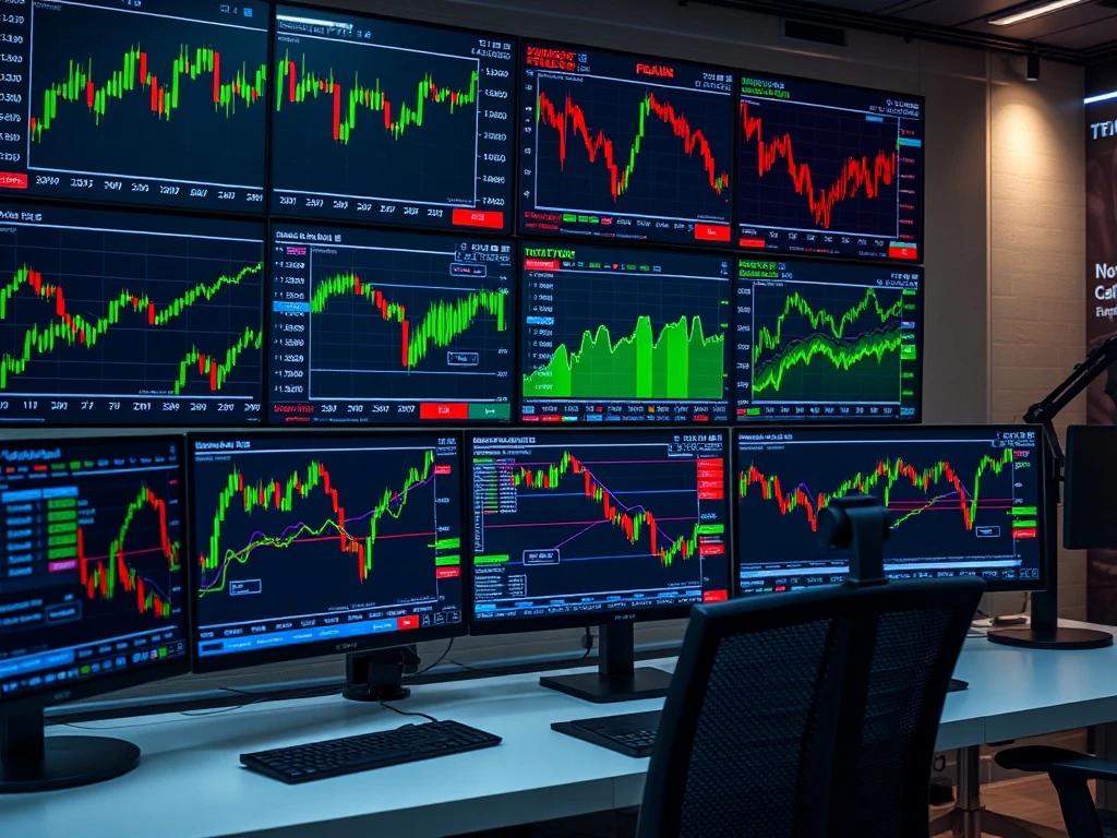 Dynamic stock market dashboard showing today's critical moving stocks with real-time performance indicators