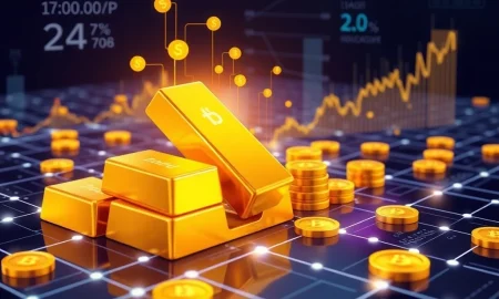 Tokenized gold market growth showing digital transformation of physical gold assets