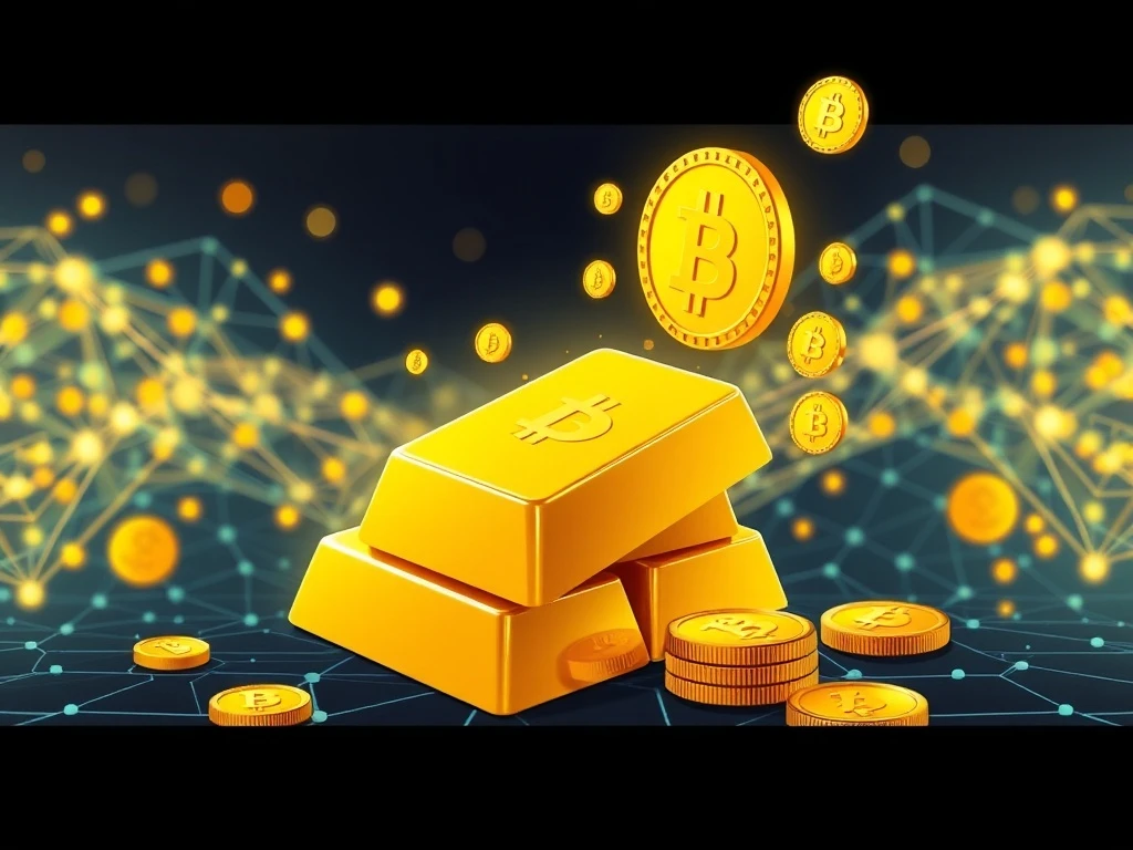 Digital transformation of physical gold into tokenized gold assets for modern investment