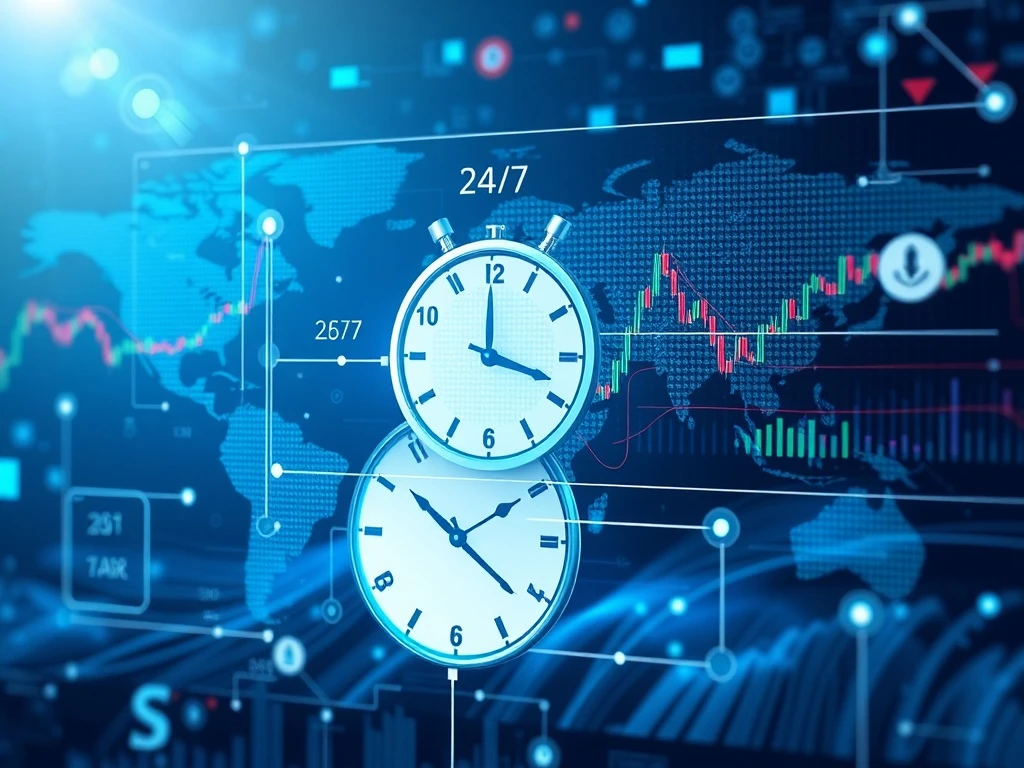 24/7 tokenized stocks trading on blockchain networks enabling global market access