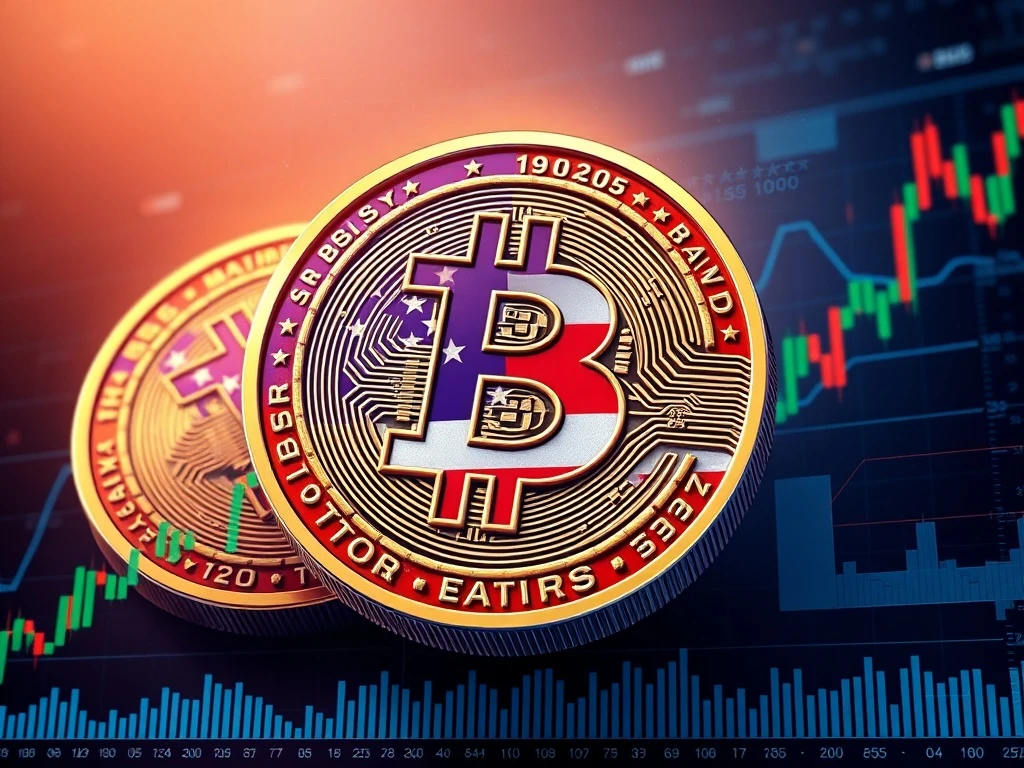 American Bitcoin stock chart showing dramatic 90% surge on Nasdaq debut
