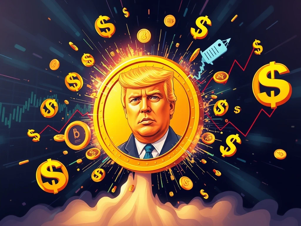 Trump-backed token triggering massive financial market activity and investor speculation