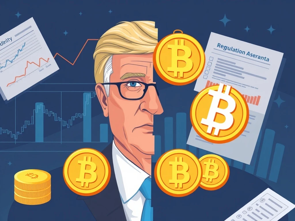 Trump crypto investment strategy analysis showing political and financial elements combined