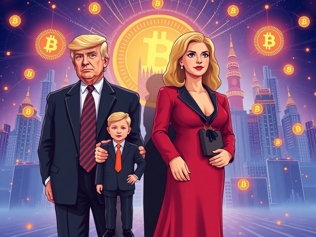Trump crypto empire analysis showing blockchain investments and financial impact