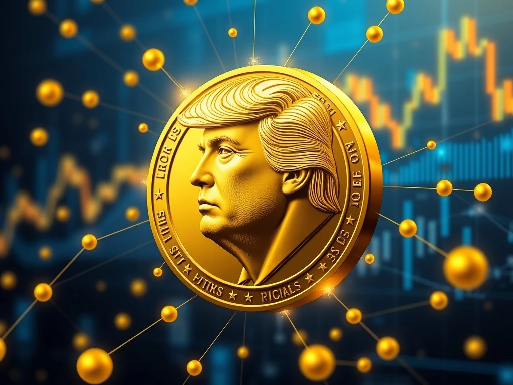 Trump crypto token analysis showing blockchain connections and financial impact