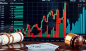 TRUMP cryptocurrency price chart showing dramatic surge amid legal developments