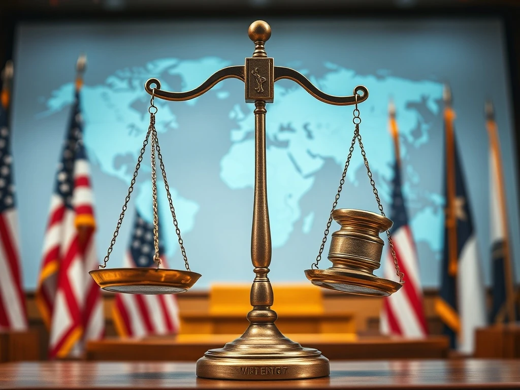 Court ruling on Trump tariffs impacting global trade and cryptocurrency markets