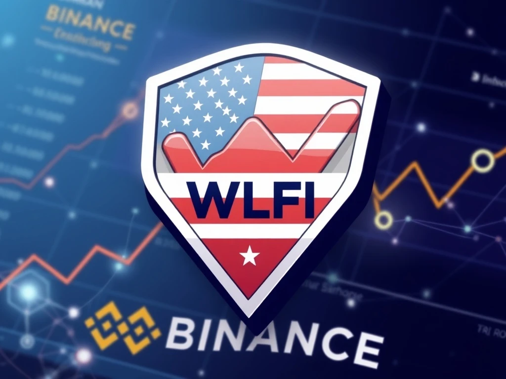 WLFI token launching on Binance exchange with Trump family backing and blockchain integration