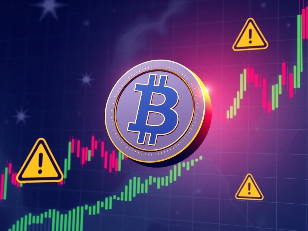 Trump WLFI token showing high volatility on trading chart with regulatory warning indicators