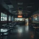 Closed BBQ chain restaurant showing business shutdown during financial restructuring