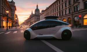 Uber and Momenta autonomous vehicles testing on Munich streets for 2026 robotaxi launch