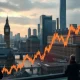 UK borrowing costs crisis showing soaring government bond yields and economic uncertainty