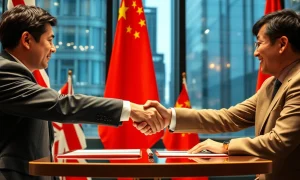UK and Chinese business leaders discussing critical Chinese investment opportunities in London
