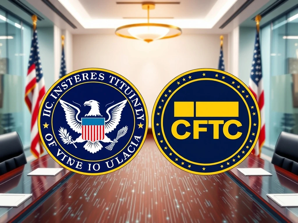 SEC and CFTC collaboration establishing unified crypto regulatory framework for US market leadership