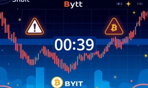 Urgent Bybit delisting warning for cryptocurrency traders with countdown timer