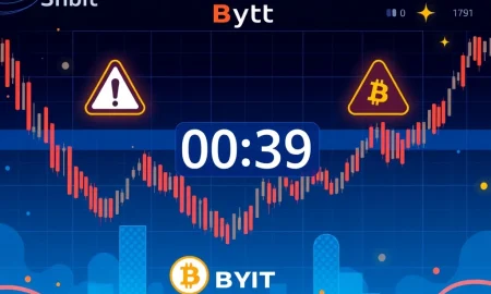 Urgent Bybit delisting warning for cryptocurrency traders with countdown timer