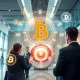 Traditional bank embracing Bitcoin custody services for institutional clients with secure digital asset protection