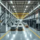 Failed US battery manufacturing facility showing empty production lines and abandoned equipment