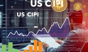 US CPI report analysis showing inflation data impact on cryptocurrency market trends