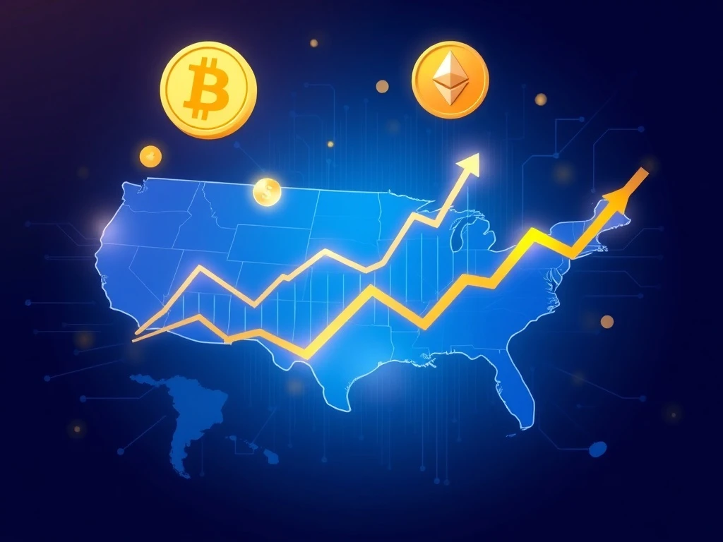 US leading global crypto adoption with Bitcoin ETF growth and regulatory advancements driving $4.2T market surge