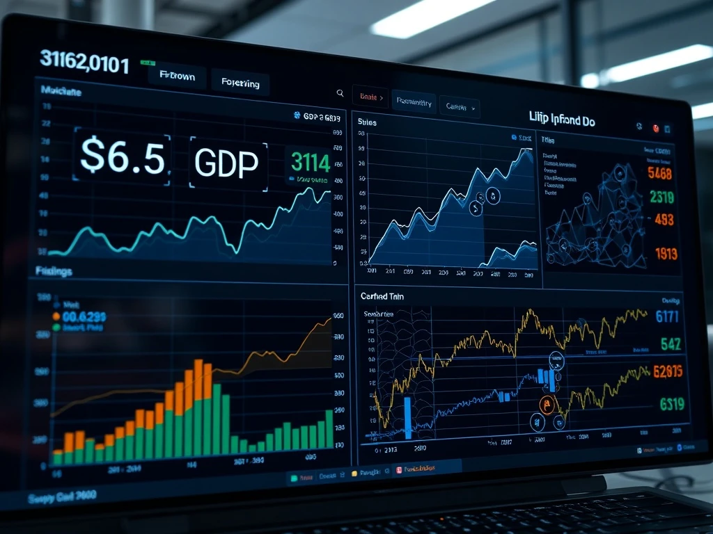 XRP Ledger analysis showing U.S. GDP data integration with blockchain technology and digital asset markets