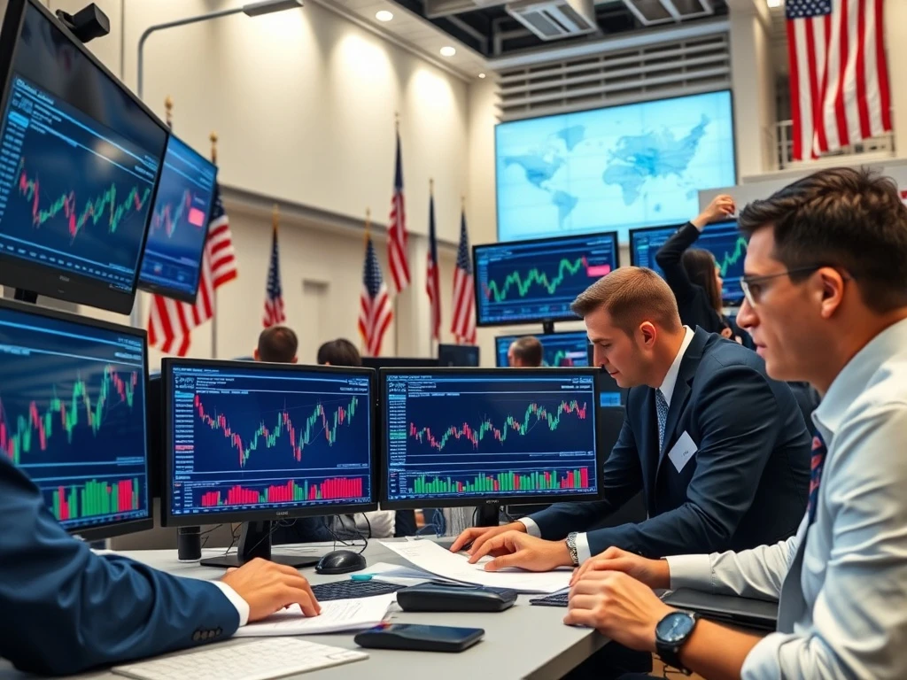 US regulators enabling institutional spot crypto trading with Wall Street professionals analyzing digital asset markets
