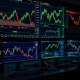 US stock market crypto relationship analysis showing interconnected financial data streams