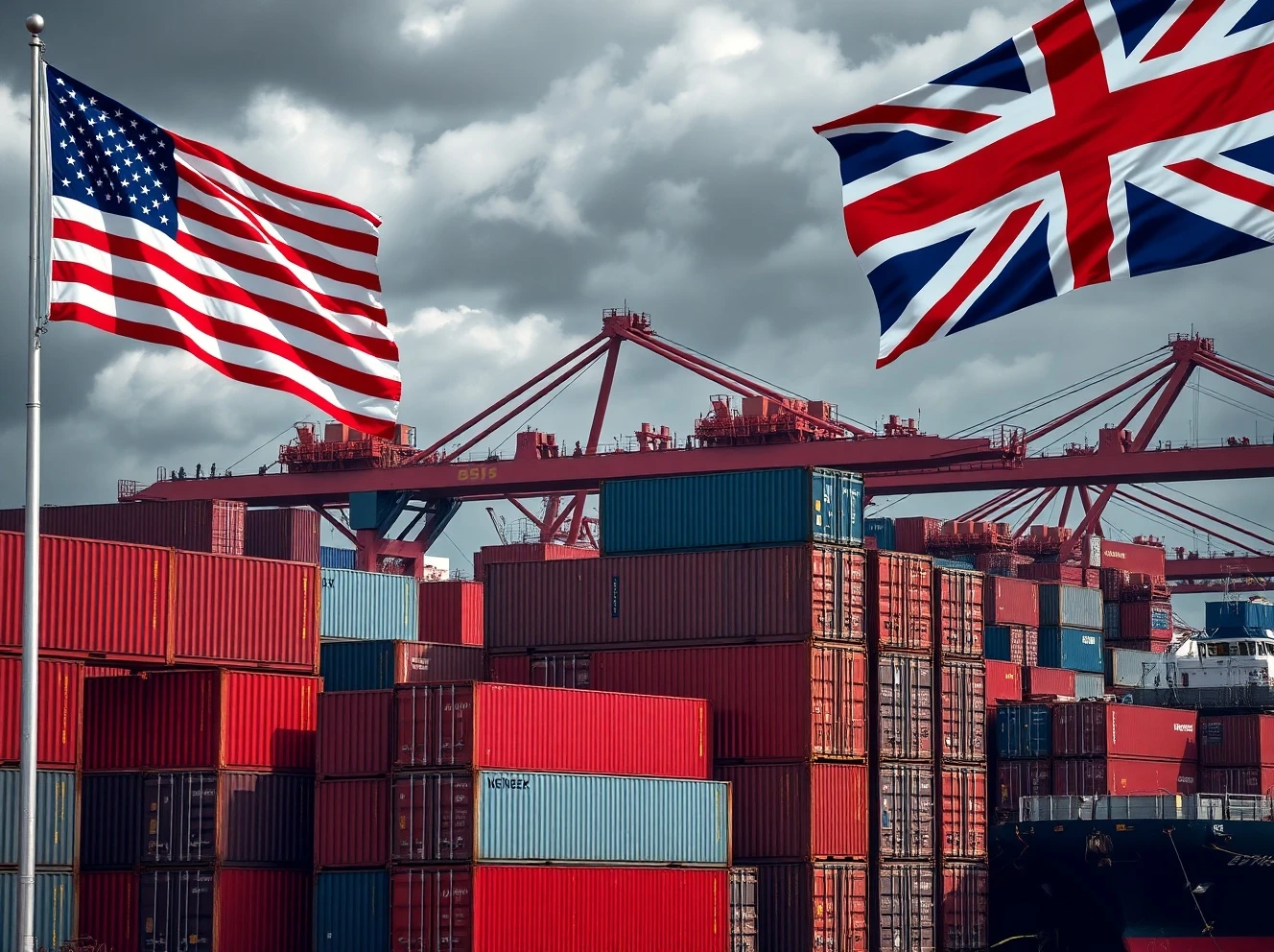 US tariffs on British goods creating trade tension between nations