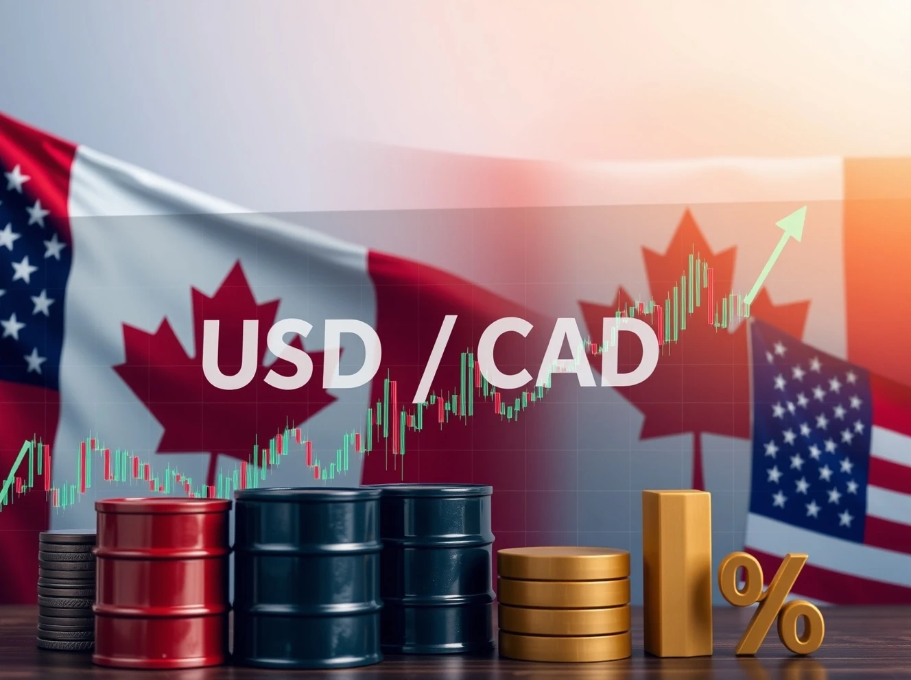 USD/CAD forecast analysis showing Canadian Dollar performance against US Dollar